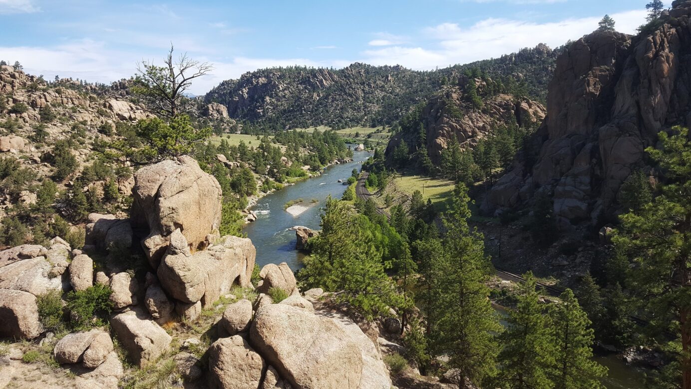 Looking Down on Browns Canyon