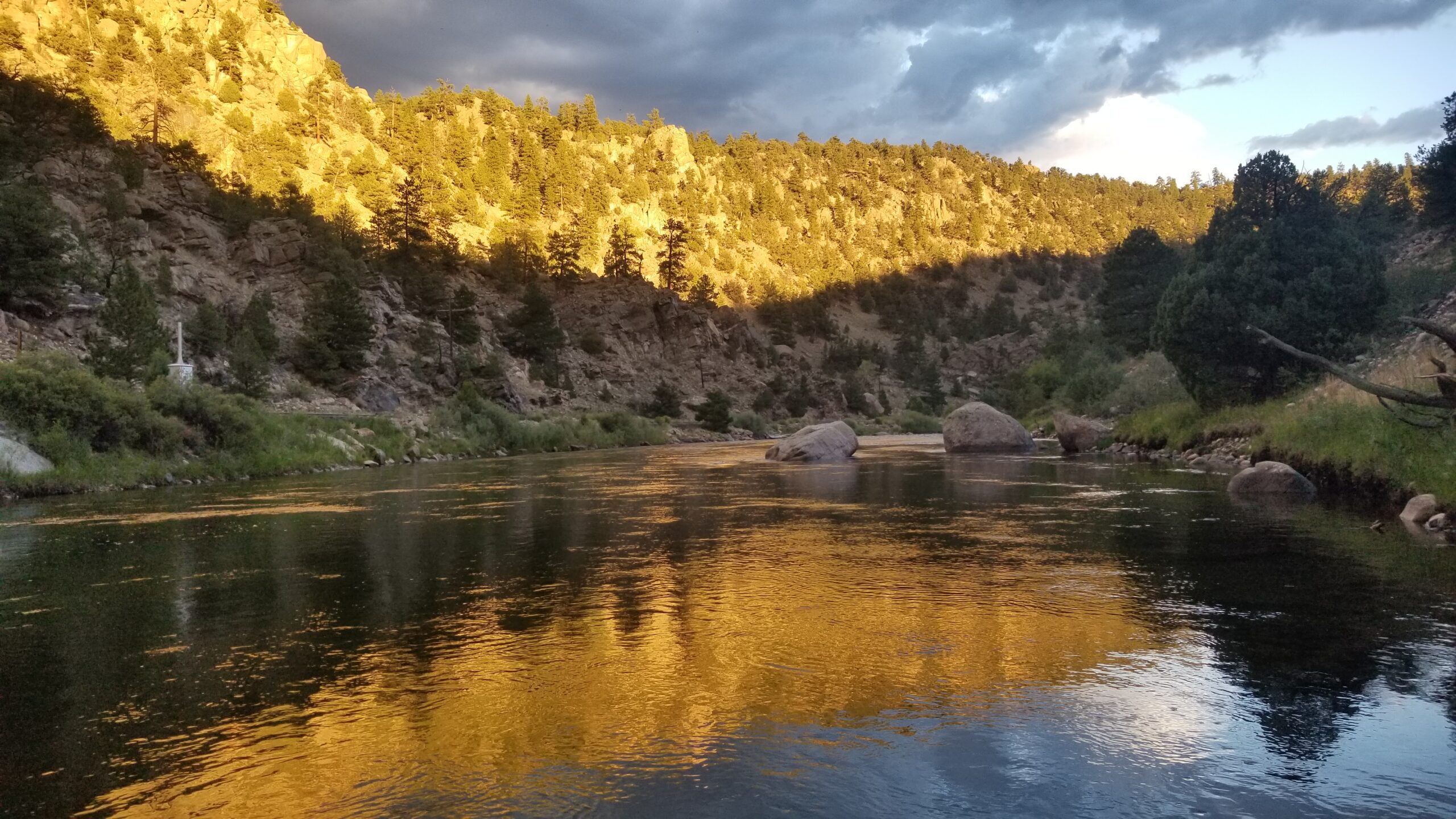 Sunset in Browns Canyon