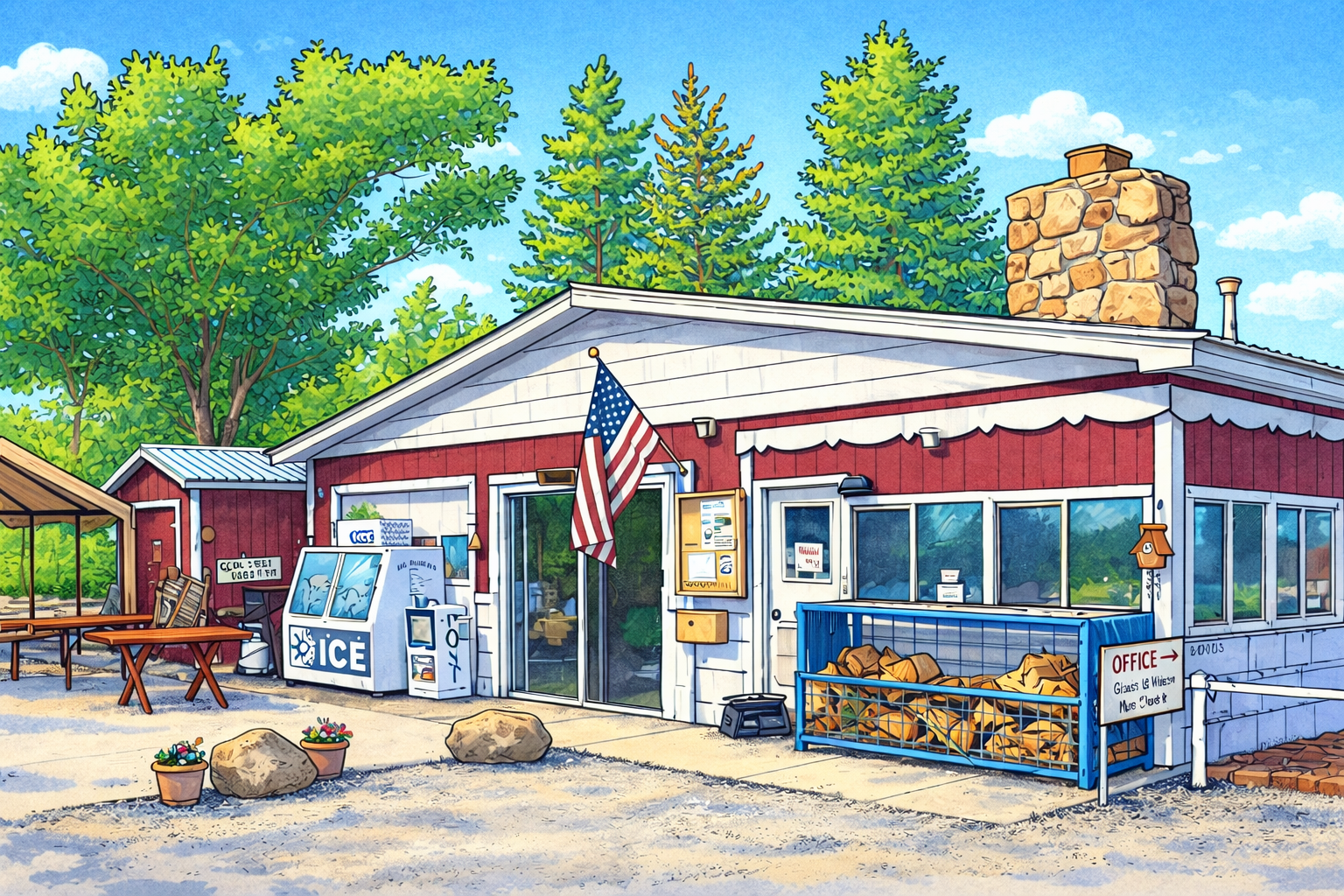 Chalk Creek Campground office